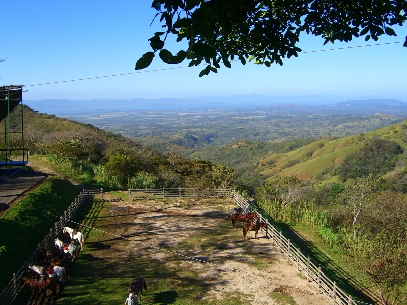 Le ranch de notre sortie zip line