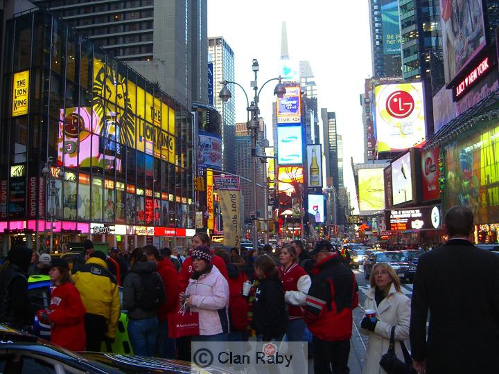 Nous sommes a Times Square