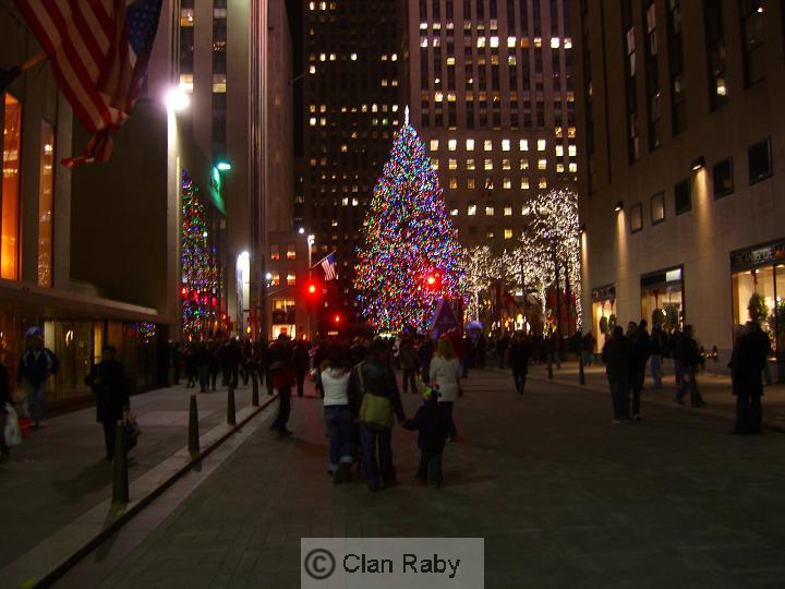 Arbre de Noel au centre Rockefeller