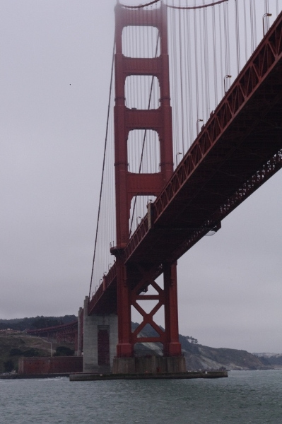 Au pied du Golden Gate